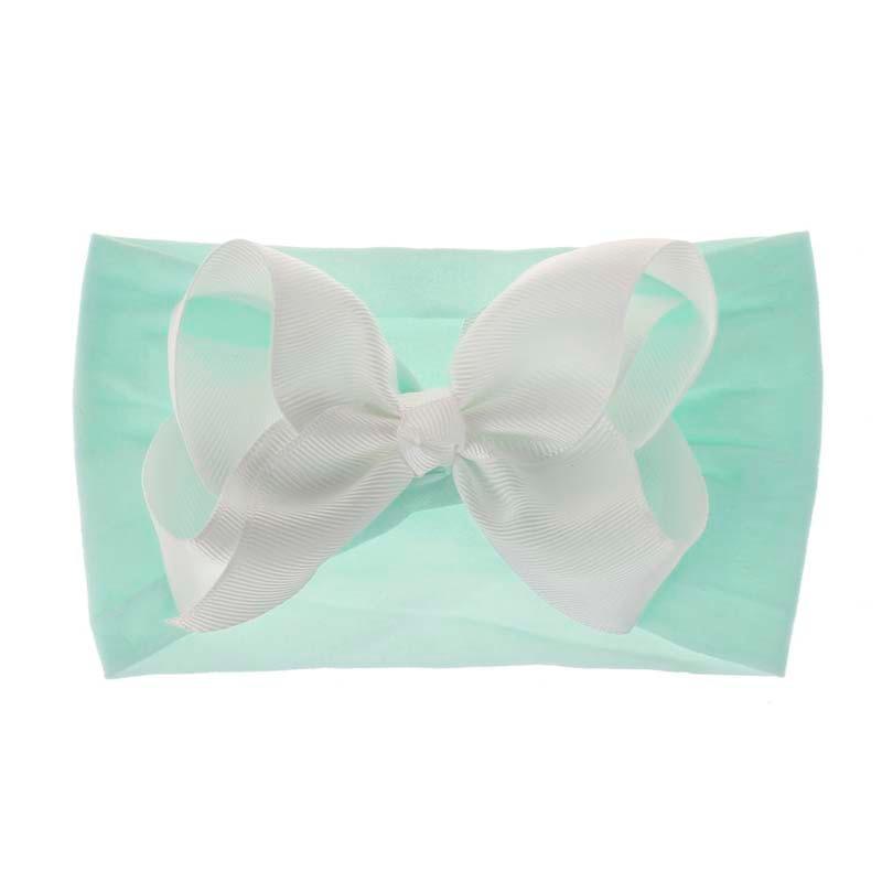 Brand Toddler Baby Girl Baby Big Bow Hairband Headband Stretch Turban Head Wrap Baby Girls