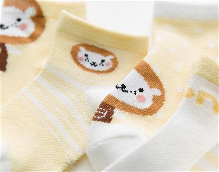 5 Pairs Infant Mesh Thin Cotton Socks For Newborn Baby Girls And Boy  Clothes Accessories