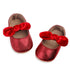 Baby Shoes Infant Girl First Walkers Bowknot Soft Rubber Sole Newborn Pre Walkers Shine Stylish Shoes