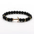 Modern Color Natural Stone Amazing Anchor Elegant Bracelet Nice Arrow White Black Onyx Lava Beads Luxury Bracelets For Women And Men Jewelry