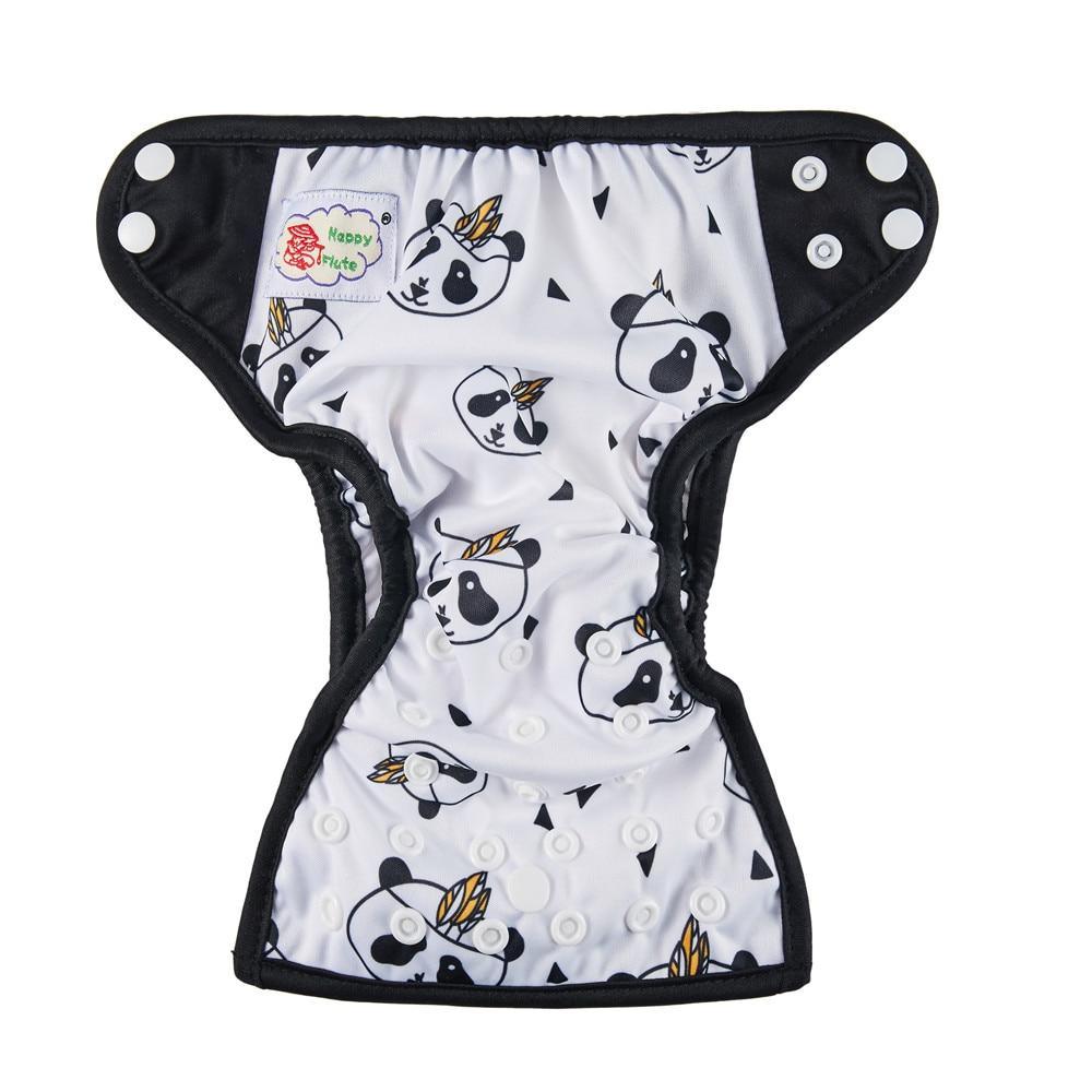 Newborn Pocket Diaper Cloth Diapers Bamboo Charcoal Inner Waterproof PUL Outer Double Gussets Nappies for Baby