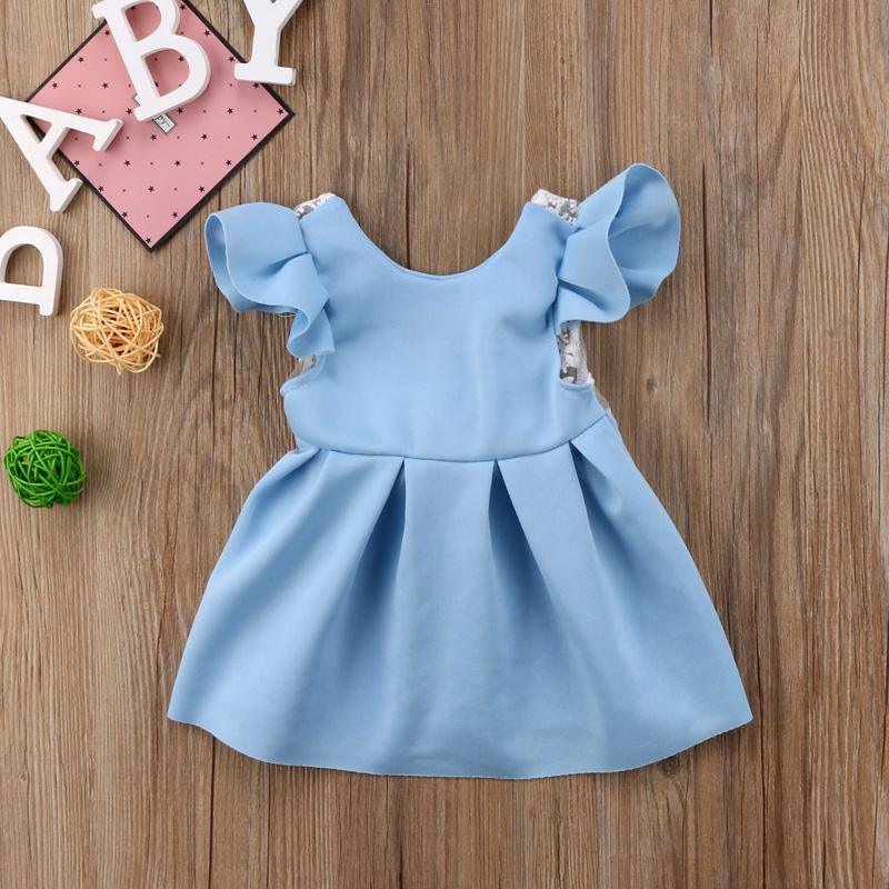 Luxury Modern Elegant Baby Girl Tops Bow Dresses Lace Ball Gown Tutu Party Dress Sundress Baby Girls Princess Clothing Style