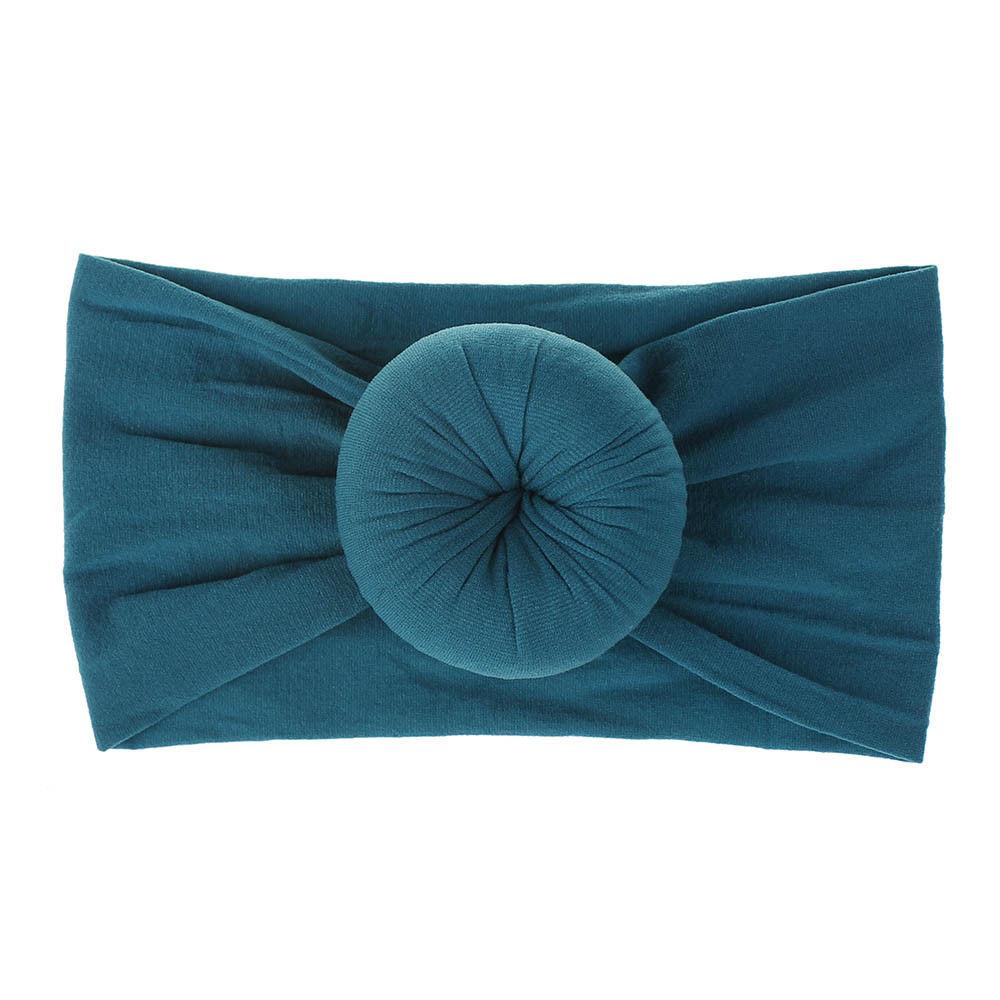 Newborn Infant Kids Girls Nylon Bow Hairband Headband Stretch Turban Knot For Bay Girls