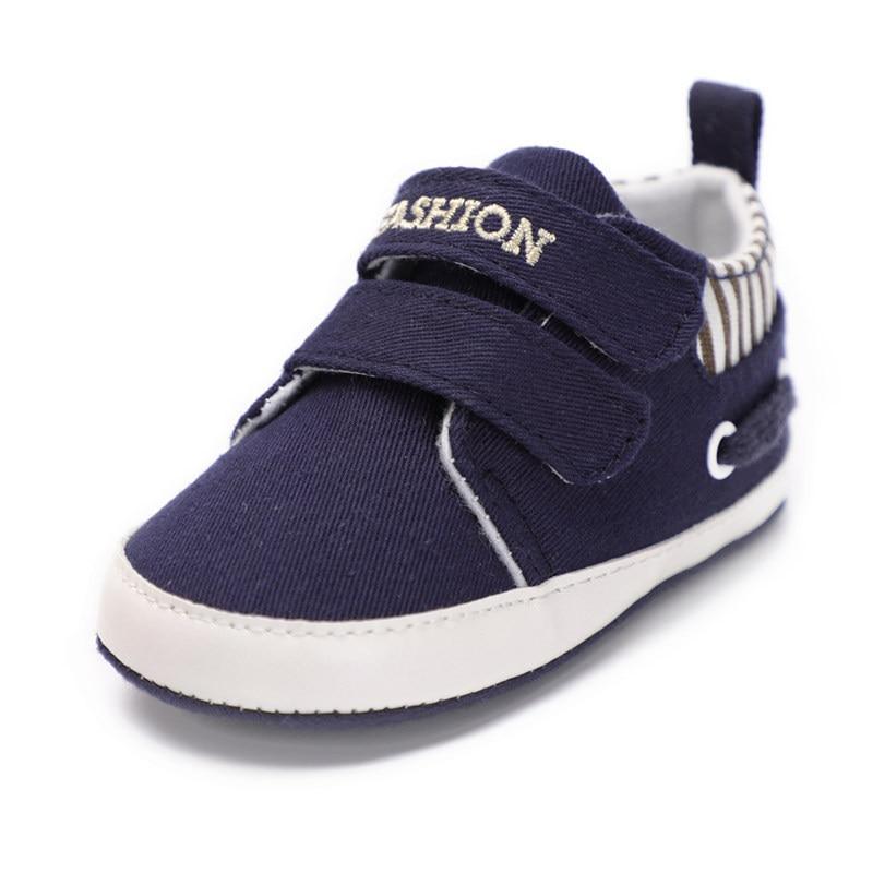 First Walkers Infant Babies Shoes Sole Soft Canvas Solid Footwear For Newborns Toddler Classic Style Sneakers