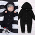 Classic Outfit Toddler Infant Boy Clothing Romper Long Sleeve Black Jumpsuit Playsuit Clothes