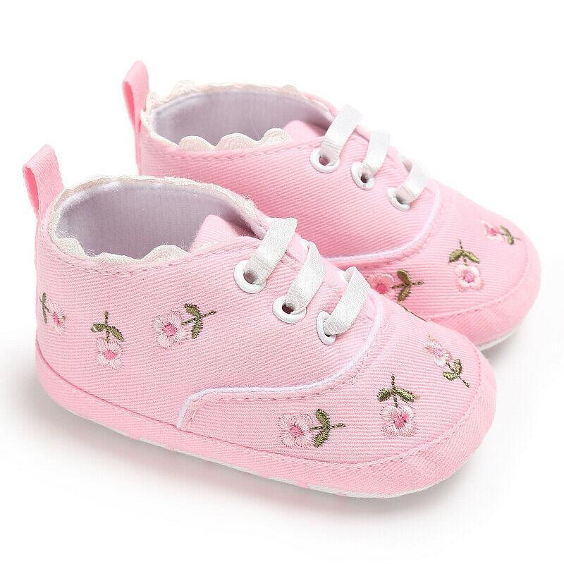 Soft Toddler Baby Shoes Newborn Boys Girls Breathable Princess Crib Sneakers Pre-walker Anti Slip Design