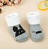 1 Pair Newborn Cotton Striped Warm Slippers Socks For Baby Girls And Boys Very Comfortable And Soft Material