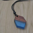 Handmade Luxury Fashion Geometric Wooden Necklace Pendant Wood Grain Antique Men And Women's Jewelry