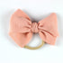 Modern New Headband with Messy Bow Baby Girls Hairbows Infant Solid Large Bow Turban Headwrap Newborn Bow For Girls