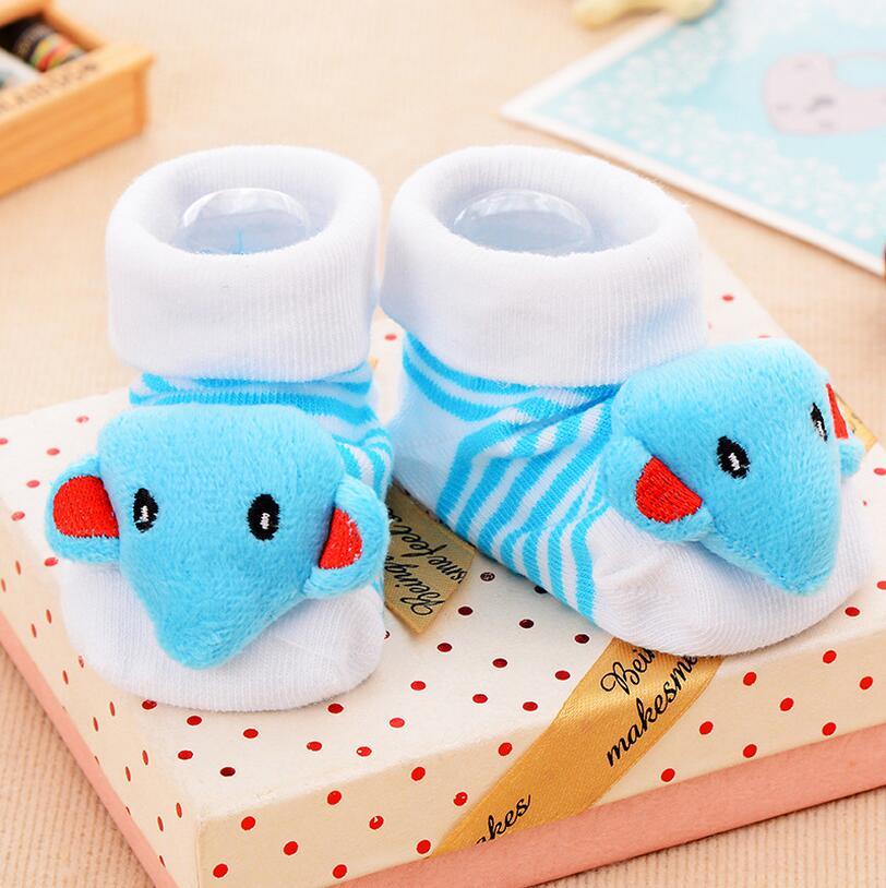 Cotton Baby Socks Rubber Anti Slip Boy Girl Floor Kids Toddlers Autumn Spring Cartoon Infant Newborn Sock