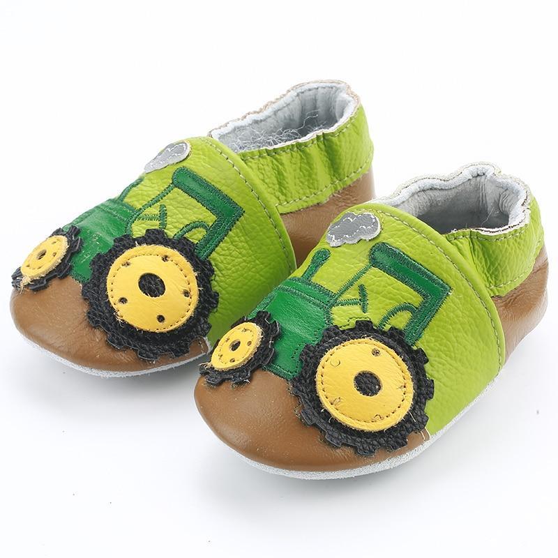 Newborn Soft Genuine Leather Anti Slip High Quality Baby Shoes First Walkers Baby Skid-Proof Shoes