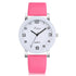 Woman's Watch Fashion Simple White Quartz Wristwatches Sport Leather Band Casual Ladies Watches For Women and Girls