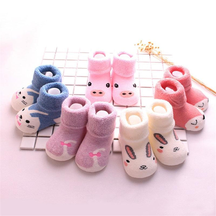 5 Pairs Baby Socks Warm Infant Socks Newborns Socks for Boys Birthday Gifts for Boy & Girls Baby