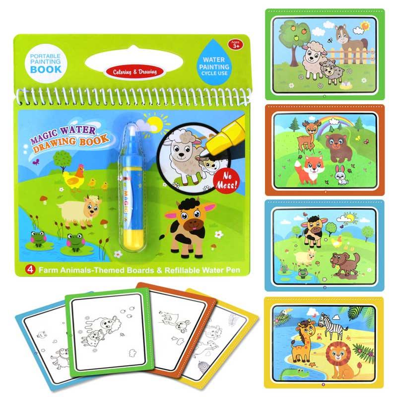 Magic Water Drawing Books Coloring Books Doodle & Magic Pen Painting Drawing Board Children  Painting Toys Birthday Gifts