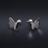 New Butterfly Earrings Rose Gold Color Stainless Steel Stud Earrings for Women butterfly earings