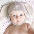 Baby Rabbit Ears Hat Infant Toddler Knitted Caps for Baby Bunny Beanie Hats Accessories