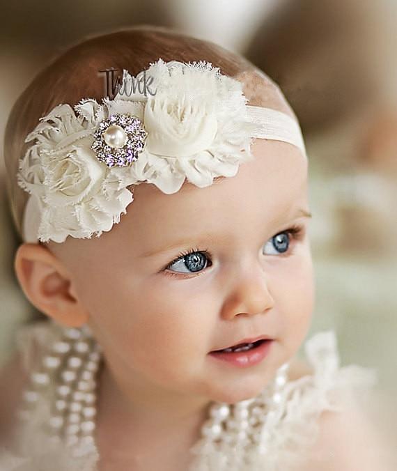 Handmade Flower Newborn Headwear Head Wrap Band Hairband Gift Toddlers For Baby Girls