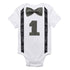 Baby Clothing Bow Body Rompers Clothing Newborn Baby Clothes Jumpsuit for Baby Boys and Girls  For Birthday Party