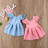 Luxury Modern Elegant Baby Girl Tops Bow Dresses Lace Ball Gown Tutu Party Dress Sundress Baby Girls Princess Clothing Style