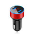 3.1A Dual USB Car Charger With LED Display Universal Mobile Phone Car-Charger Useful Gadgets For Drivers