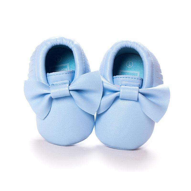 Spring Baby Shoes PU Leather Newborn Boys Girls Shoes First Walkers Baby 0-18 Months