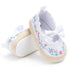 First Walkers Baby Girls Soft Soled Anti-Slip White Bow Shoe Luxury Stylish Shoes For Baby Girl Perfect Gift