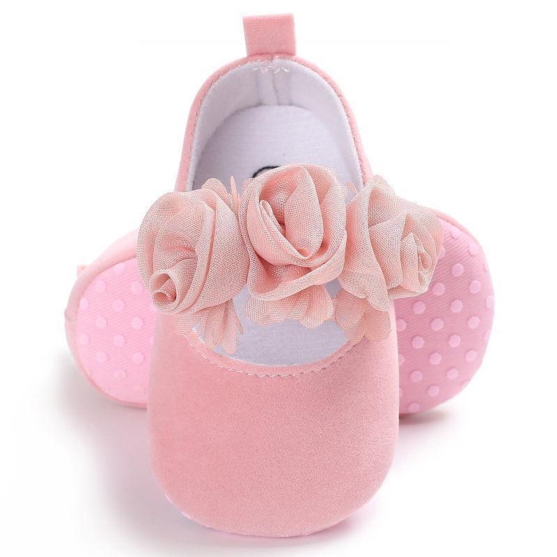 Infant Newborn Soft Sweet Baby Shoe Kids Wedding Party Dress Footwear Children Princess First Walker Baby Girl Shoes