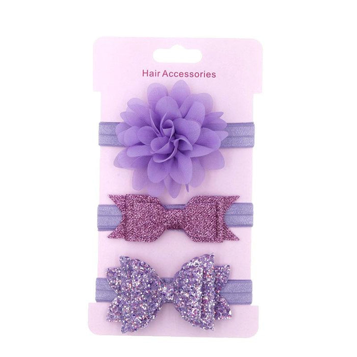 Luxury Modern Baby Headband Crown Flower Bows Hairband Baby Girl Headbands Newborn Hair Accessories Elastic Baby Hair Band