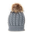 Fashion Parent-child Caps Cute Infant Baby Pom Pom Cap Winter Double Fur Ball Hat Baby Mom Warm Knitted Hat