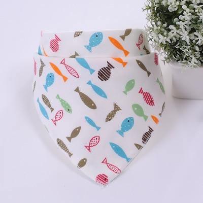 Baby Bibs Cute Cartoon Pattern bib  Burp Cloths Saliva Towel Cotton Infant Burp Cloths Bib For Kids