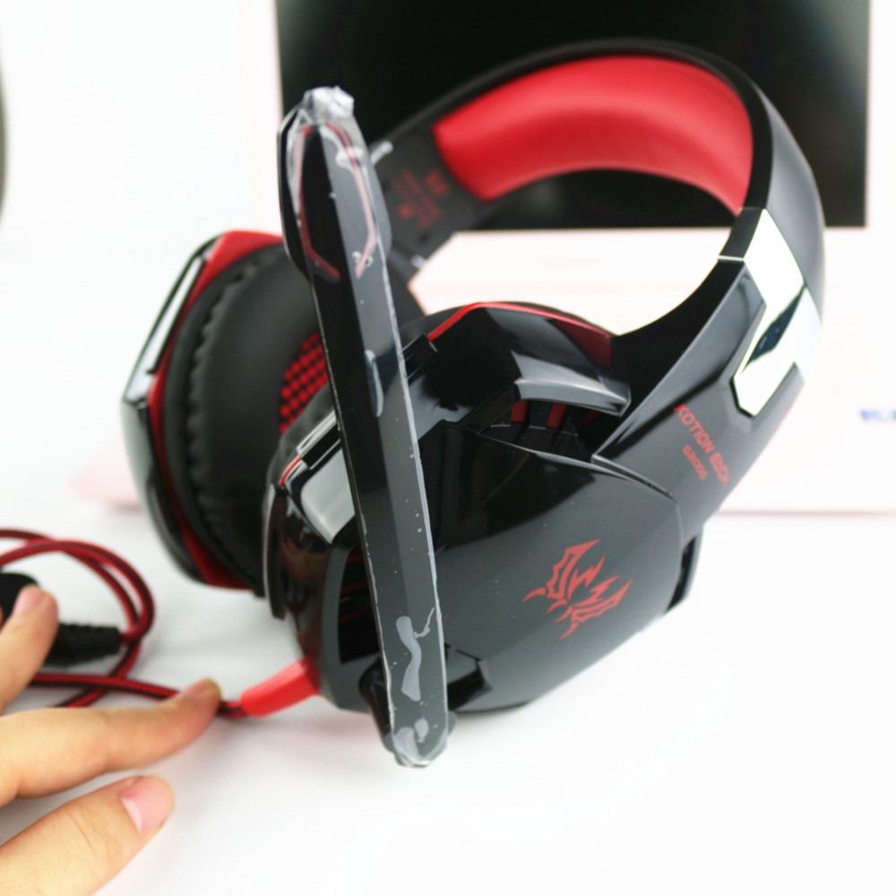 NEW STEVVEX Modern G2000 G9000 Gaming Headsets Big Headphones with Light Mic Stereo Earphones Deep Bass for PC Computer, Laptop and Gaming