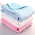 Modern Luxury New Baby Blanket Swaddling Newborn Thermal Soft Fleece Blanket Solid Bedding Set Cotton Quilt For Baby