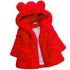 Winter Baby Girls Clothes Fur Coat Fleece Warm Hooded Jacket Children's Outerwear Coat For Girls