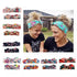 Mother & Baby Headbands Print Floral Elastic Hair Bands Parent-Child Hair Accessories Bow For Baby Girls Bow in Modern Design