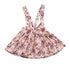 Luxury Modern Summer Fashion Toddler Kids Baby Girls Floral Printing Sleeveless Clothes Party  Strap Tutu Dress For Girls