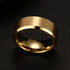 Luxury Modern ELegant Metalic Fashion Charm Jewelry Stainless Steel Black Rings For Men and Women