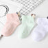 3 Pairs  Cartoon Candy Color Cotton Fashion Elastic Band Socks For Newborn Boys And Girls