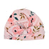 Cute Print baby Turban Caps For Infant Newborn Kids Stylish Cotton Flower Printed Cap for Toddlers In Elegant Modern Design