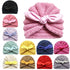 Handmade Knitted Winter Baby Hat for Girls Candy Color Enfant Baby Beanie Turban Hats Newborn Baby Cap