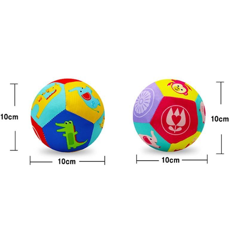 Education Baby Toys For Children Animal Ball Soft Plush Mobile Toy With Sound Baby Rattle Infant Body Building Ball For Kids