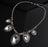 Luxury Vintage Women Necklace With  Big Crystal Jewelry Silver Color Chain Maxi Necklaces