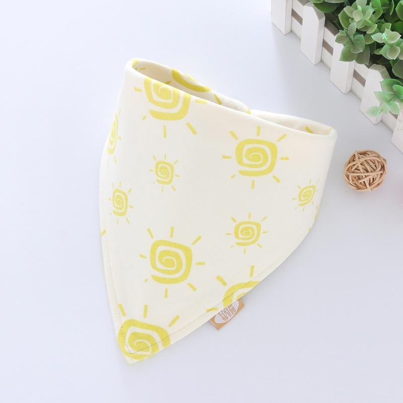 Cotton Cartoon Bandana Feeding Saliva Towel Waterproof Bibs For Baby Burp Accessory Adjustable Button Durable Baby Towels