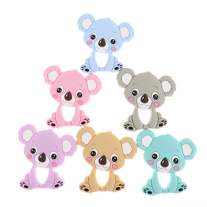 Unicorn Silicone Baby Teether Cartoon Animal BPA Free Rodents Teething  Shower Gifts Koala Penguin Owl Fox For Kids