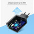 Portable Dual USB Black Charger 5V 2.4A Fast Charging Wall Charger Adapter EU Plug Mobile Phone Gadgets