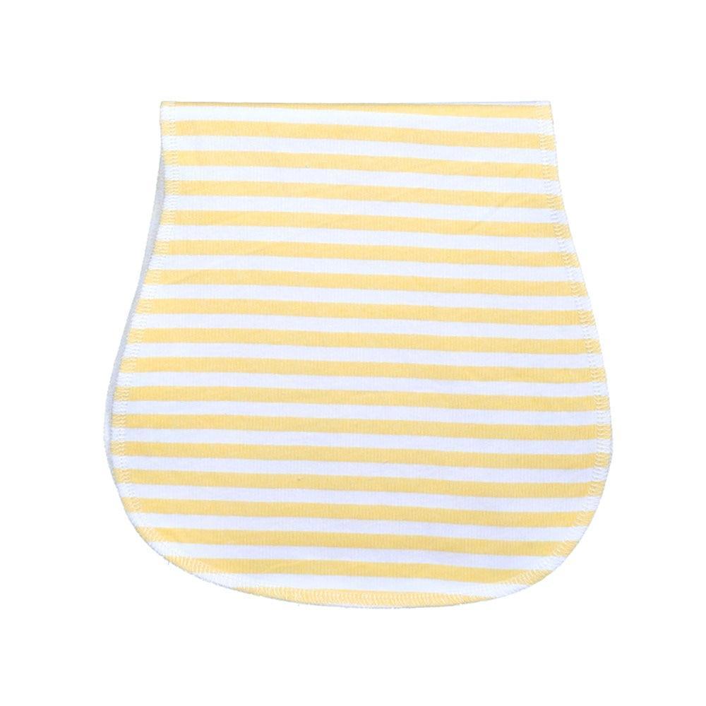 New Baby 100% Cotton Three Layers Waterproof Lightweight Natural Burp Curved Bibs For Baby Accessories