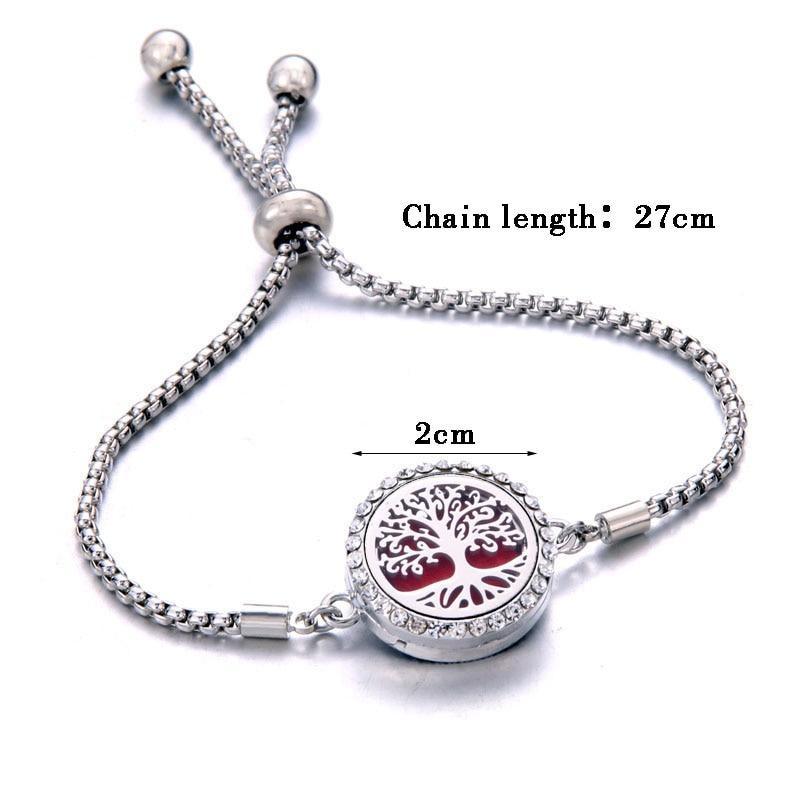 Elegant New Fashion Modern Perfume Amazing Luxury Bracelet Essential Oil Aromatherapy Locket Bracelet For Women