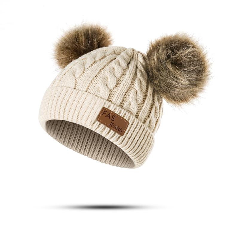 Luxury Baby Hat Pompon Hat Knitted Cute Cap For Girls & Boys Casual Solid Color Girls Baby Style In Great New Modern Trend Design