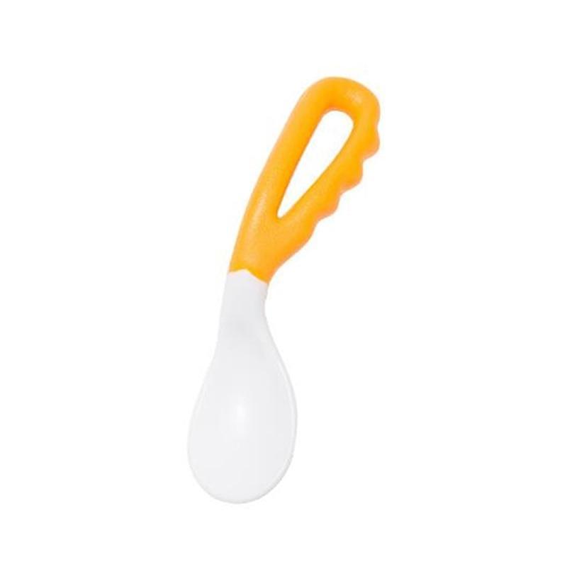 Baby Food Supplement Feeding Spoon Children's Products Curved Handle Easy To Grasp Children Tableware Baby Diet Training Spoon for eating