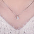 Modern Trend New  Infinity Heart Pendant Necklace 925 Sterling Silver Choker Statement Necklace Women Silver 925 Luxury Jewelry  Design