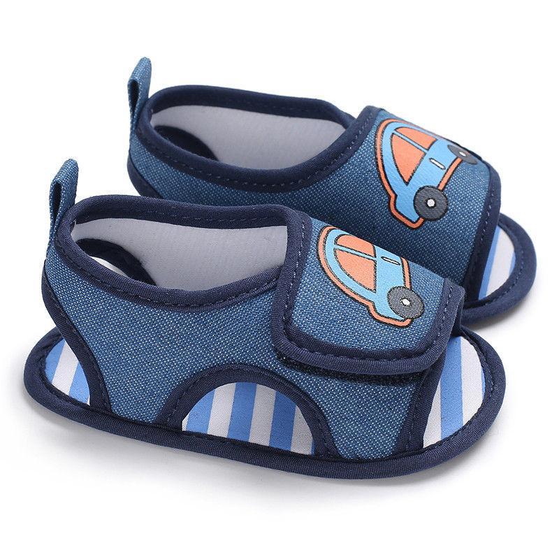 Newborn Infant Baby Soft Sole Toddler Summer Pre-walker Cartoon Shoes Anti-slip Design Unisex Shoes